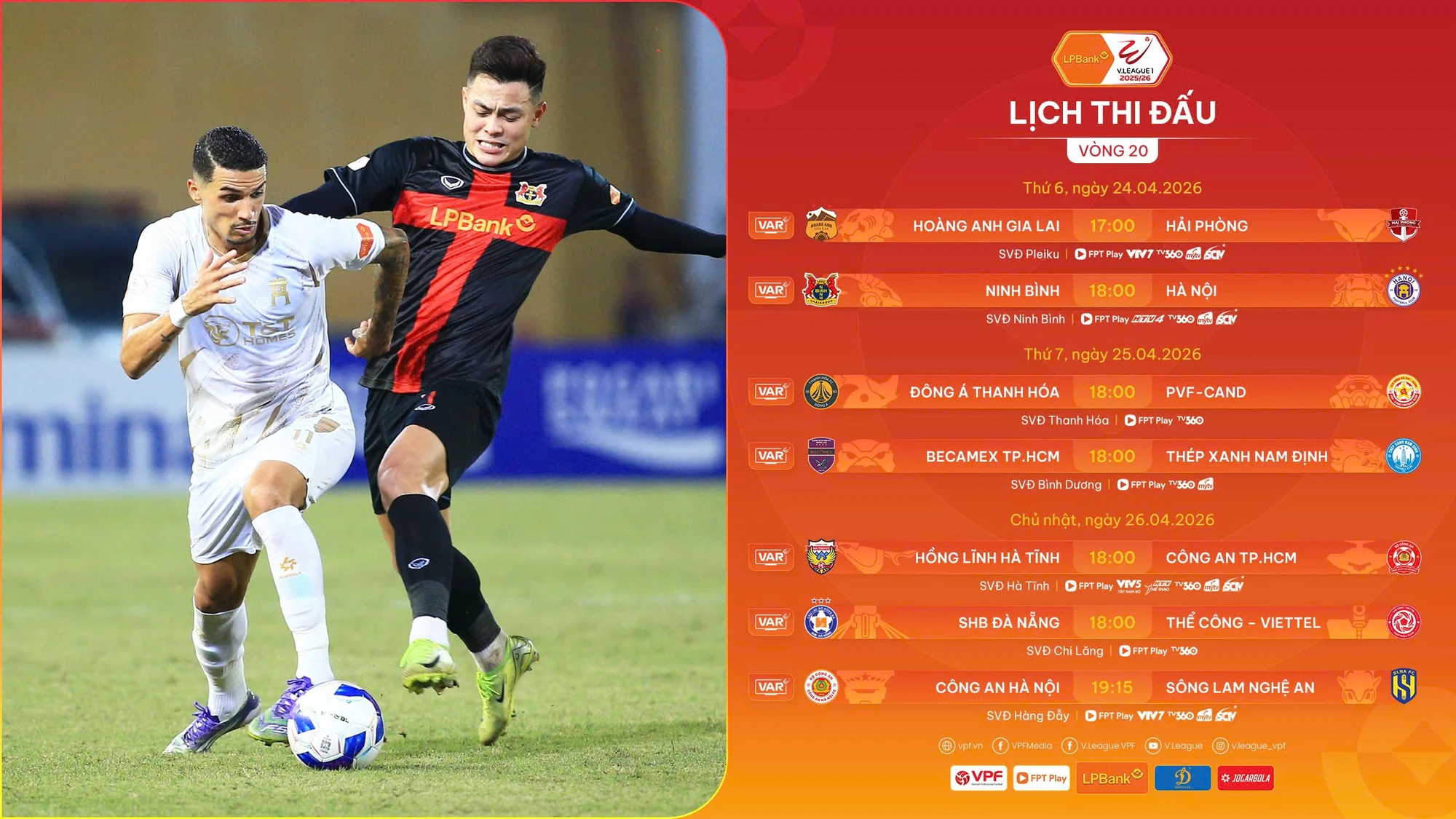 Đông Á Thanh Hóa vs PVF-CAND: 90 phút định đoạt số phận trụ hạng