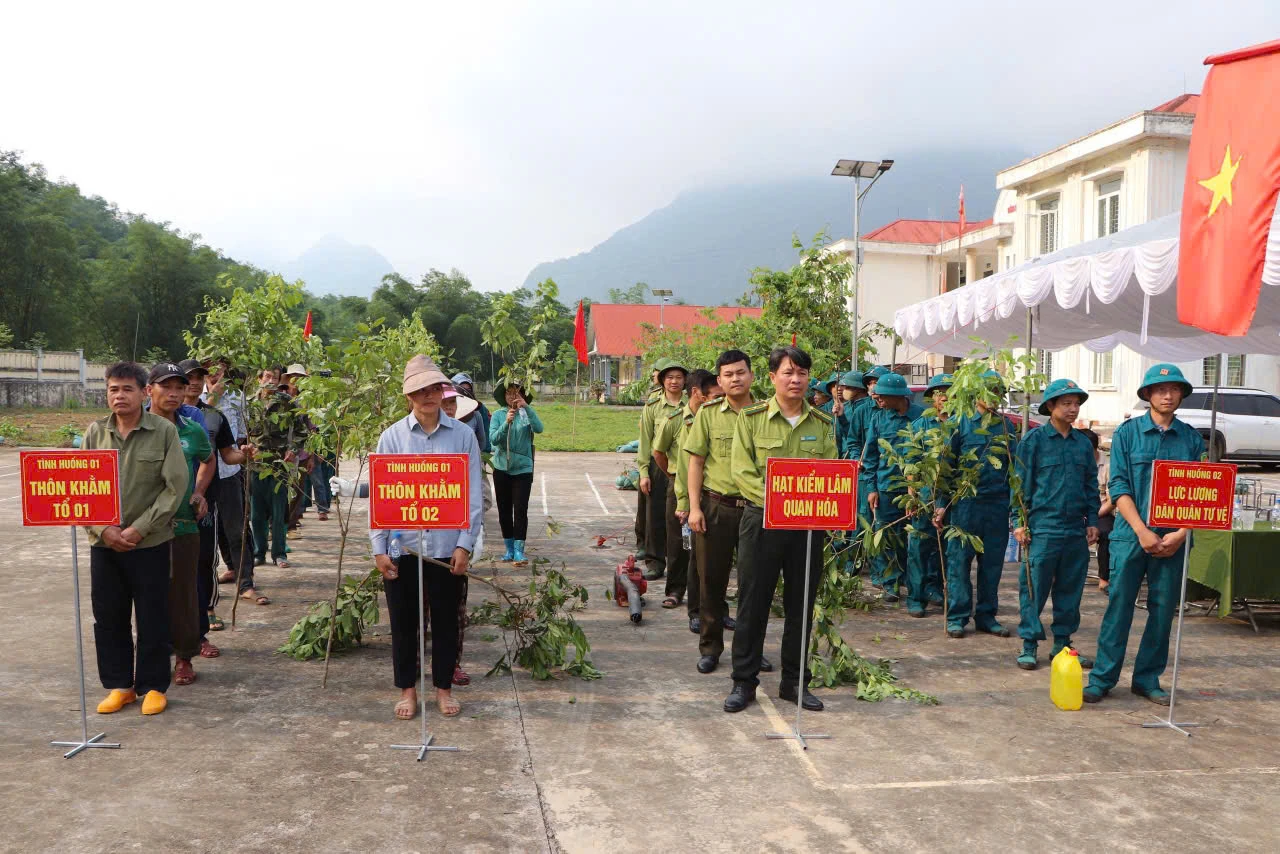 Diễn tập - Giải pháp trọng tâm nâng cao năng lực phòng cháy, chữa cháy rừng