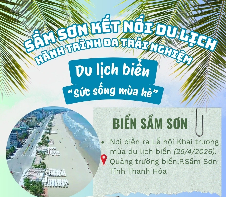 Sầm Sơn kết nối du lịch - Hành trình đa trải nghiệm