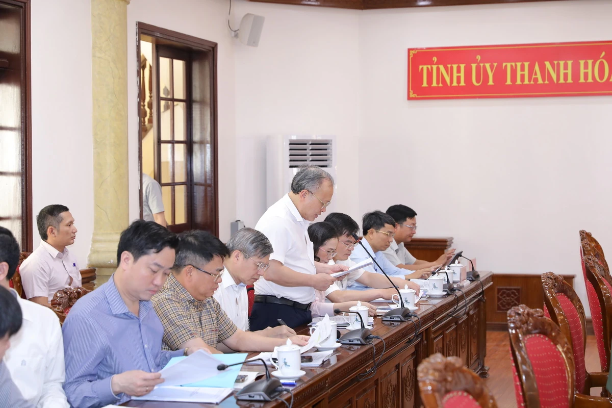 Ban Thường vụ Tỉnh ủy cho ý kiến vào các tờ trình của Ban Thường vụ Đảng ủy UBND tỉnh