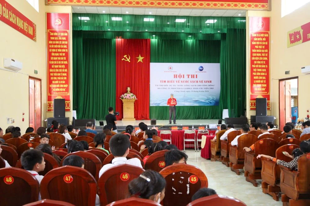 Sôi nổi hội thi tìm hiểu về nước sạch và vệ sinh cho học sinh