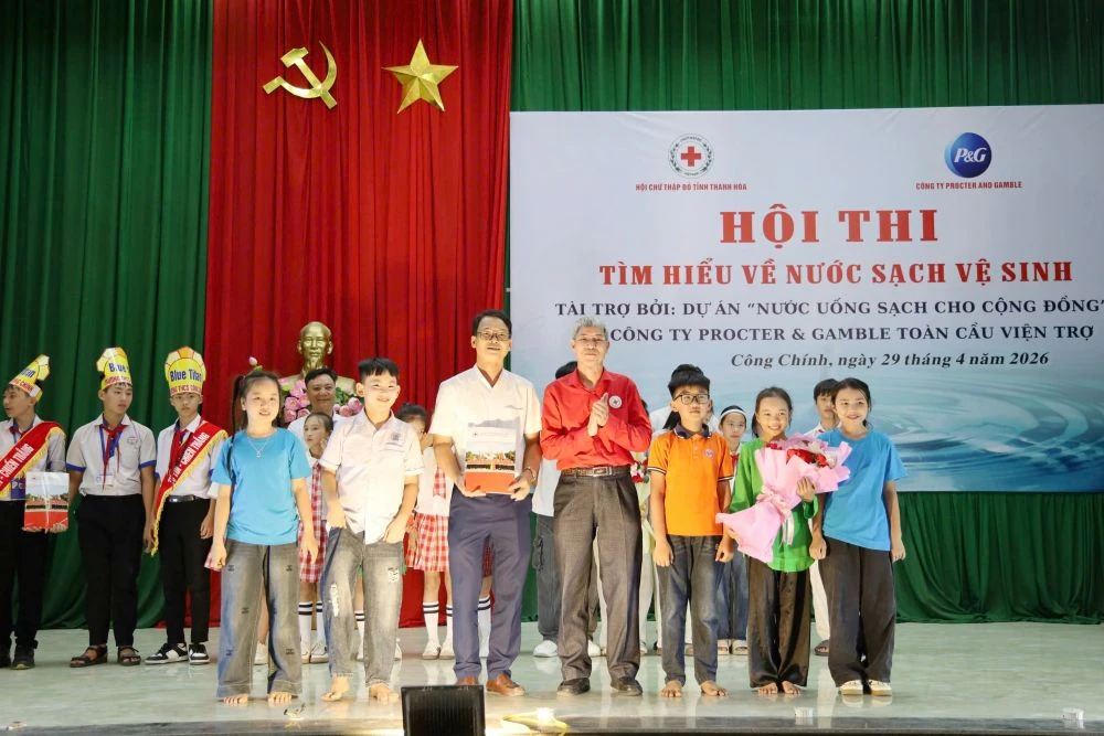 Sôi nổi hội thi tìm hiểu về nước sạch và vệ sinh cho học sinh