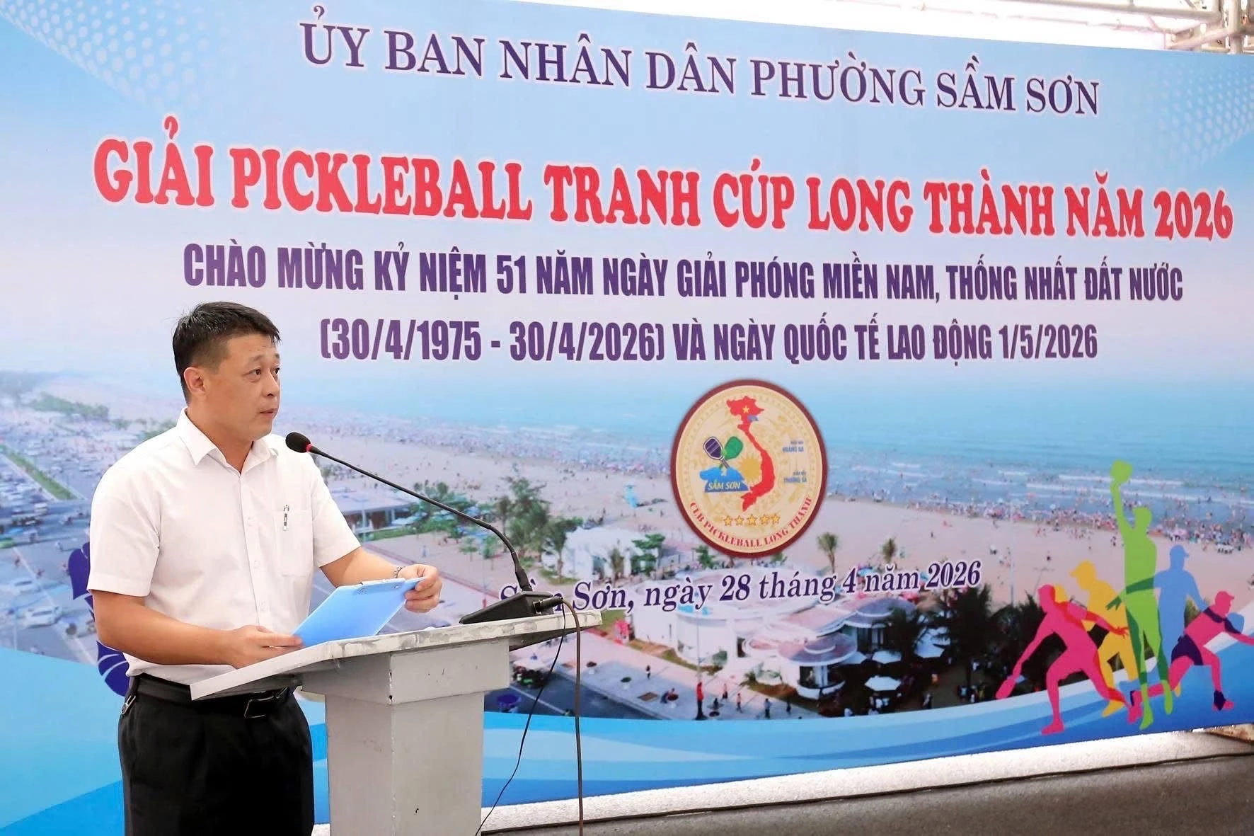 Sôi nổi Giải Pickleball phường Sầm Sơn tranh Cup Long Thành năm 2026