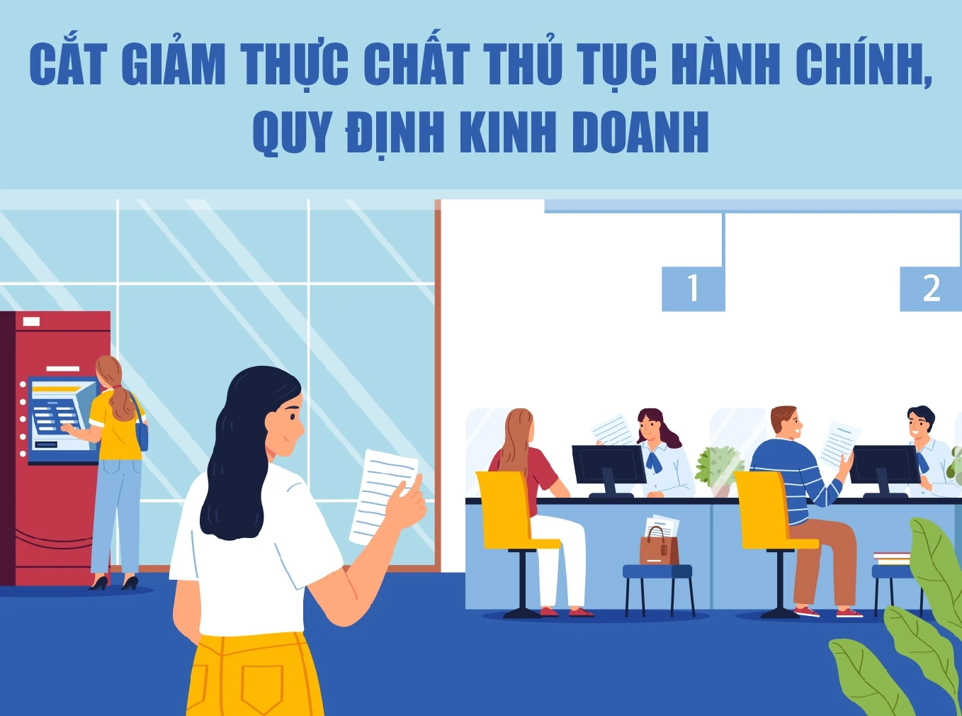 [Infographics] Cắt giảm thực chất thủ tục hành chính, quy định kinh doanh