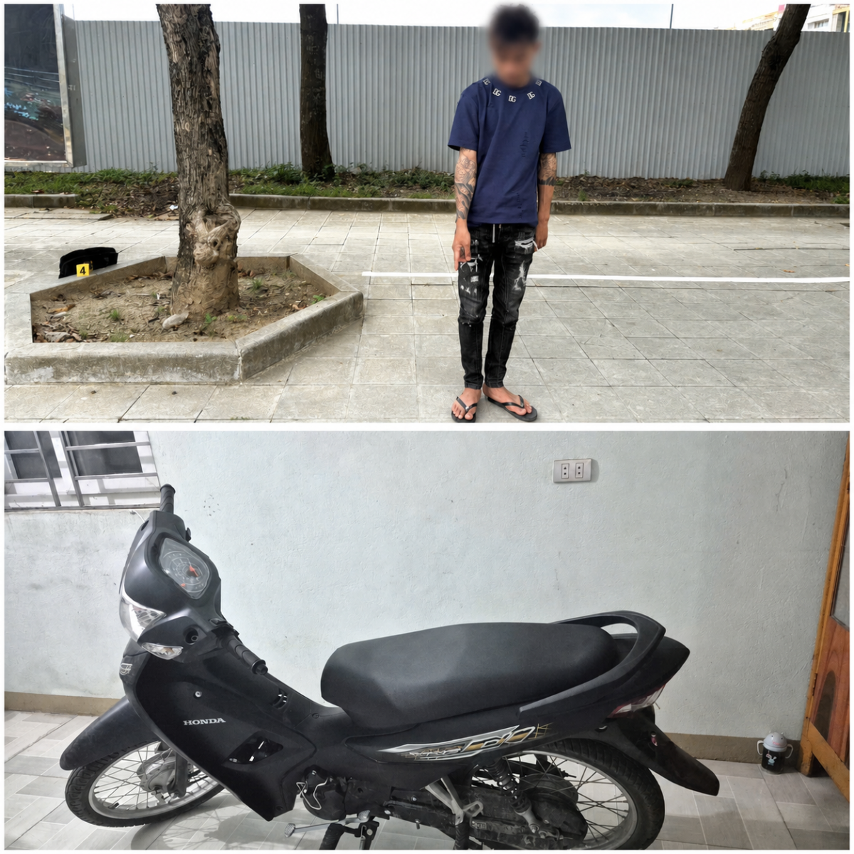 Công an phường Hạc Thành nhanh chóng làm rõ nhóm thanh niên trộm cắp xe máy liên tỉnh