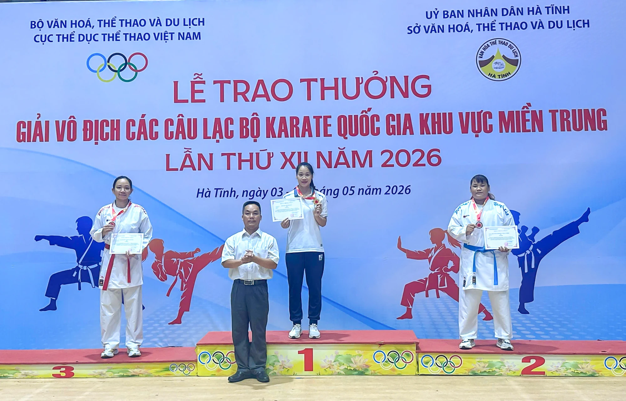 Karate Thanh Hóa giành 19 huy chương tại giải vô địch các CLB quốc gia khu vực miền Trung