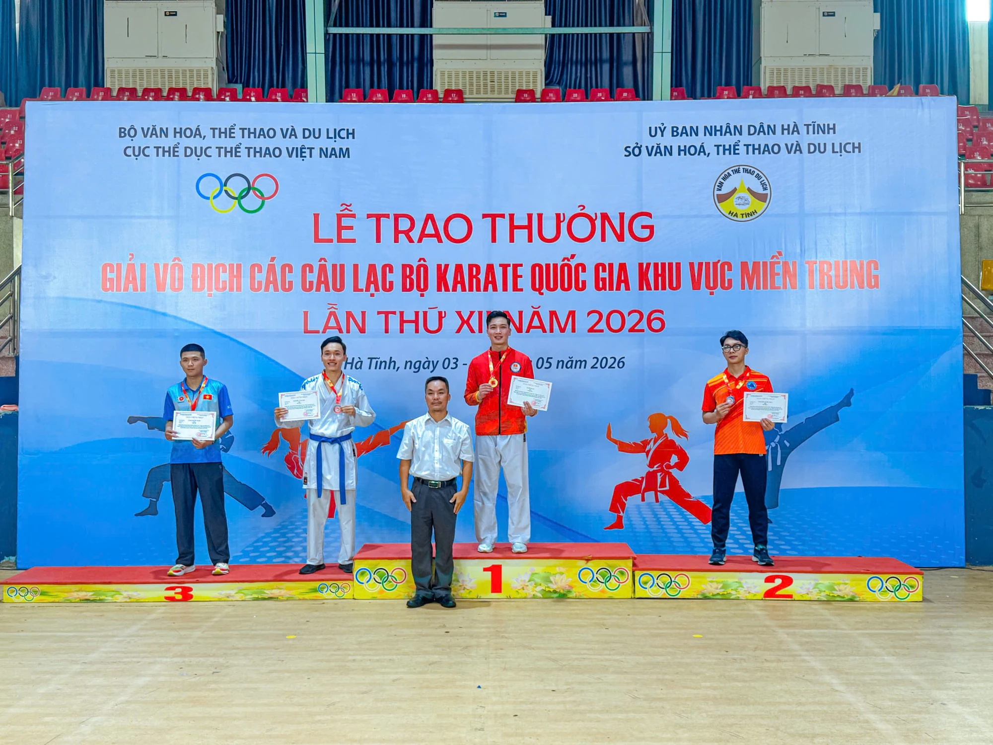 Karate Thanh Hóa giành 19 huy chương tại giải vô địch các CLB quốc gia khu vực miền Trung