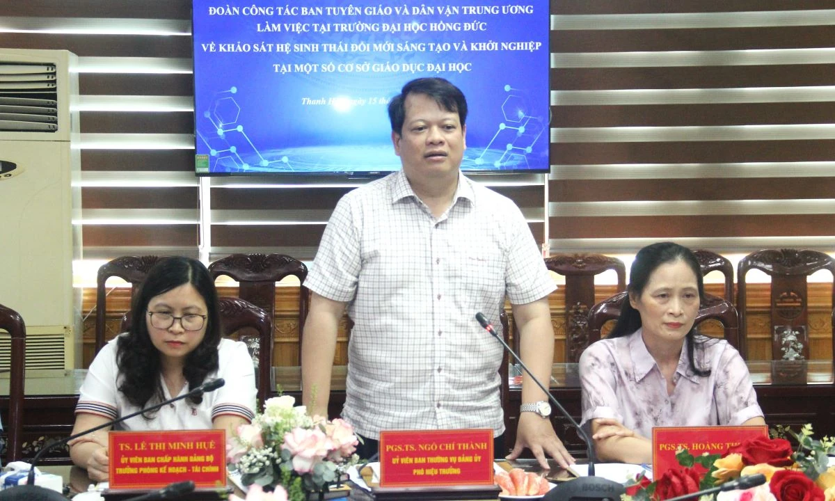 Lấy đổi mới sáng tạo và khởi nghiệp là định hướng chiến lược để nâng cao chất lượng đào tạo, nghiên cứu khoa học