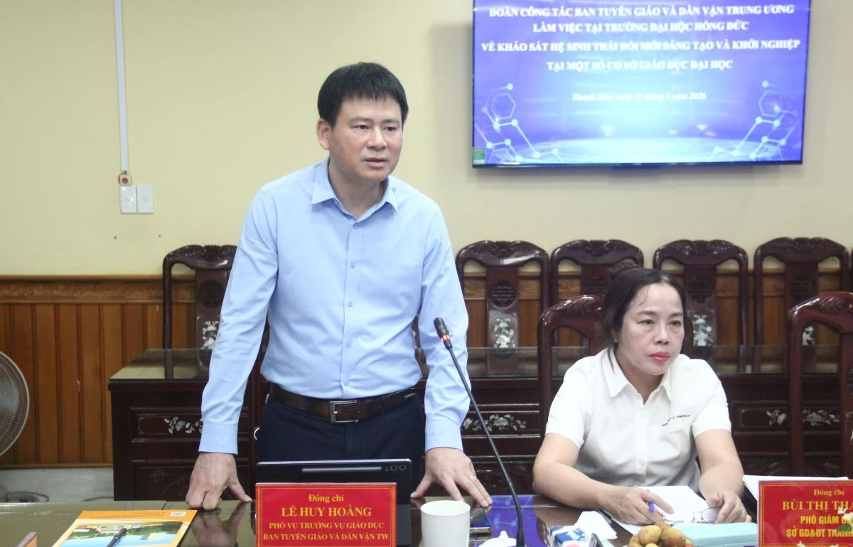 Lấy đổi mới sáng tạo và khởi nghiệp là định hướng chiến lược để nâng cao chất lượng đào tạo, nghiên cứu khoa học