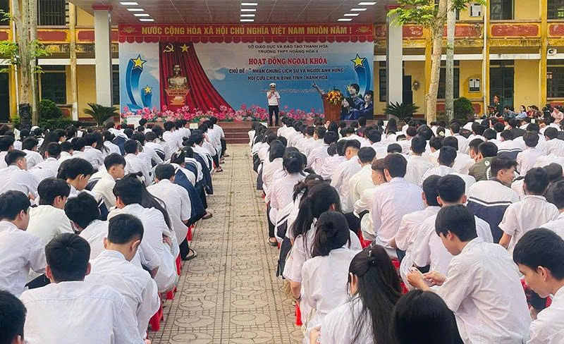 Đa dạng hình thức giáo dục truyền thống lịch sử trong trường học