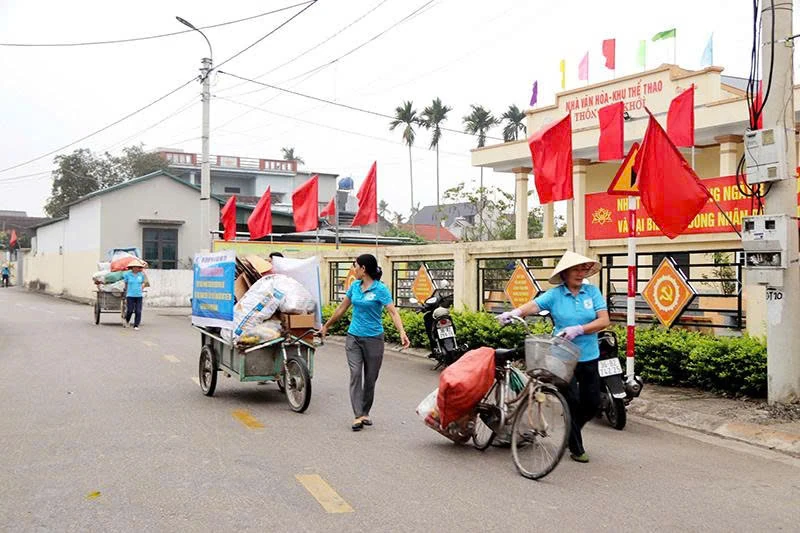 Hội viên phụ nữ chung tay bảo vệ môi trường