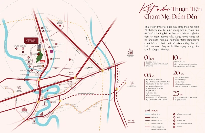 Vị trí Khải Hoàn Imperial: “Tâm điểm” mới trên mặt tiền Quốc lộ 13
