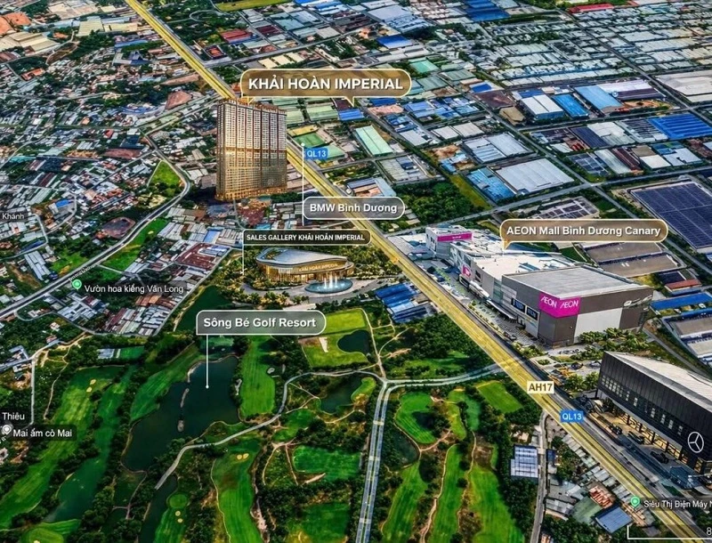 Vị trí Khải Hoàn Imperial: “Tâm điểm” mới trên mặt tiền Quốc lộ 13