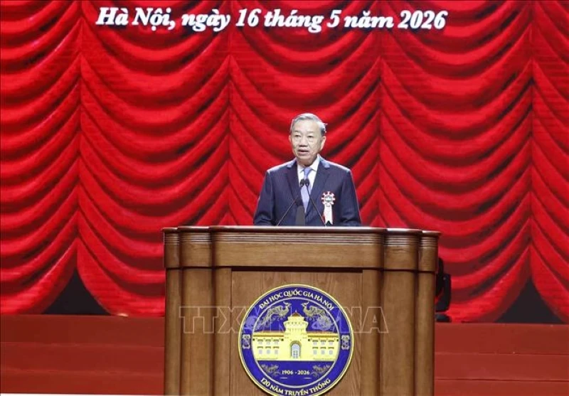 Bài phát biểu của đồng chí Tổng Bí thư, Chủ tịch nước Tô Lâm tại Lễ Kỷ niệm 120 năm Ngày truyền thống ĐH Quốc gia Hà Nội