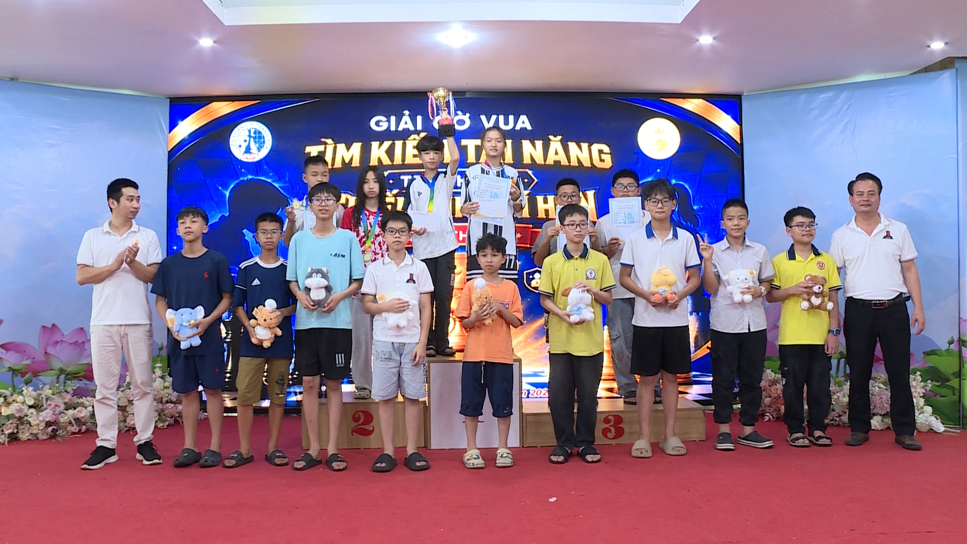 Sôi nổi Giải Cờ vua tìm kiếm tài năng tranh Cup Chiến binh tí hon lần thứ V, năm 2026