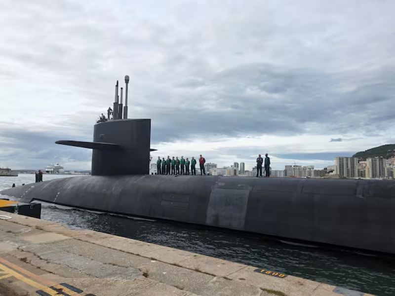 Mỹ công khai vị trí tàu ngầm hạt nhân tại Gibraltar, gây sức ép với Iran