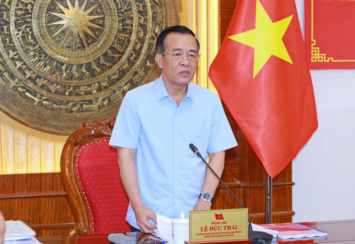 Bí thư Tỉnh ủy Lê Đức Thái: Điều chỉnh quy hoạch phải mở ra không gian phát triển mới