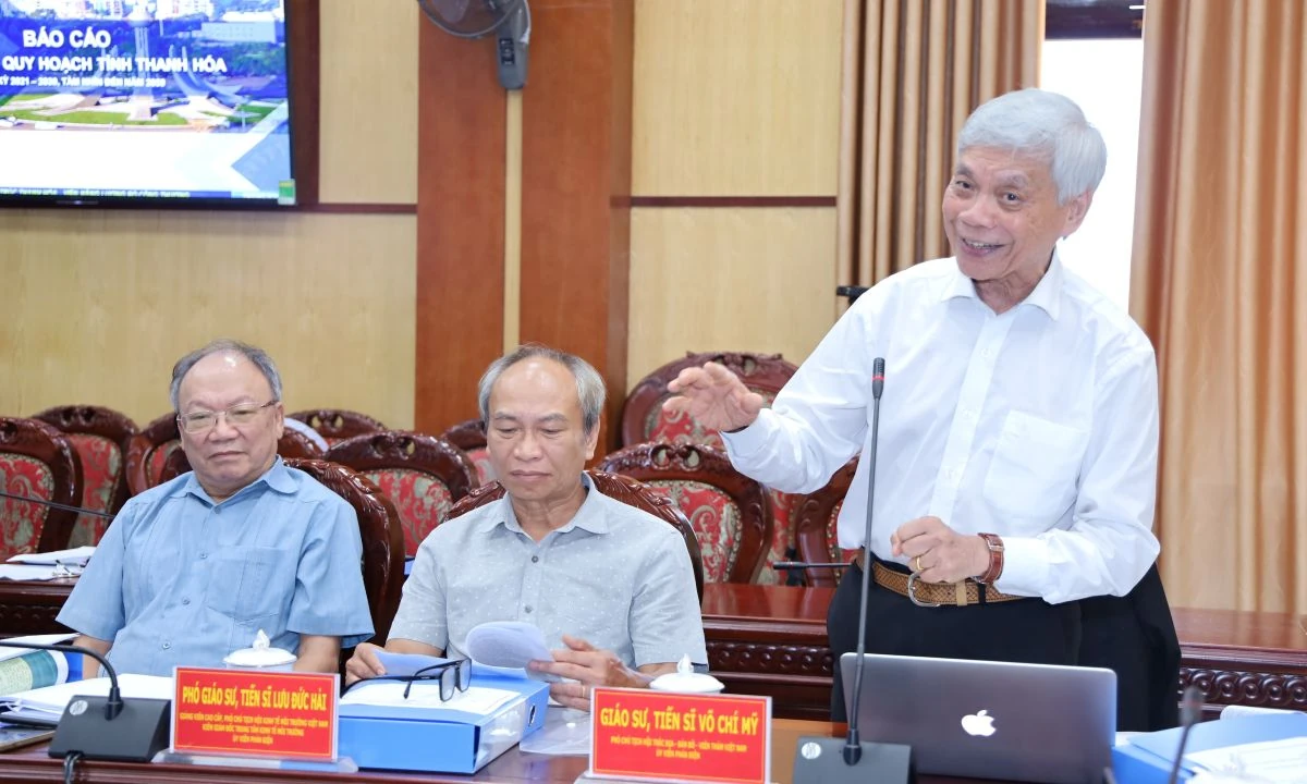 Thẩm định hồ sơ điều chỉnh Quy hoạch tỉnh Thanh Hóa thời kỳ 2021-2030, tầm nhìn đến năm 2045