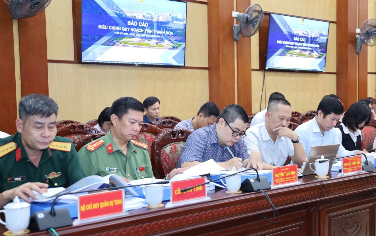 Thẩm định hồ sơ điều chỉnh Quy hoạch tỉnh Thanh Hóa thời kỳ 2021-2030, tầm nhìn đến năm 2045