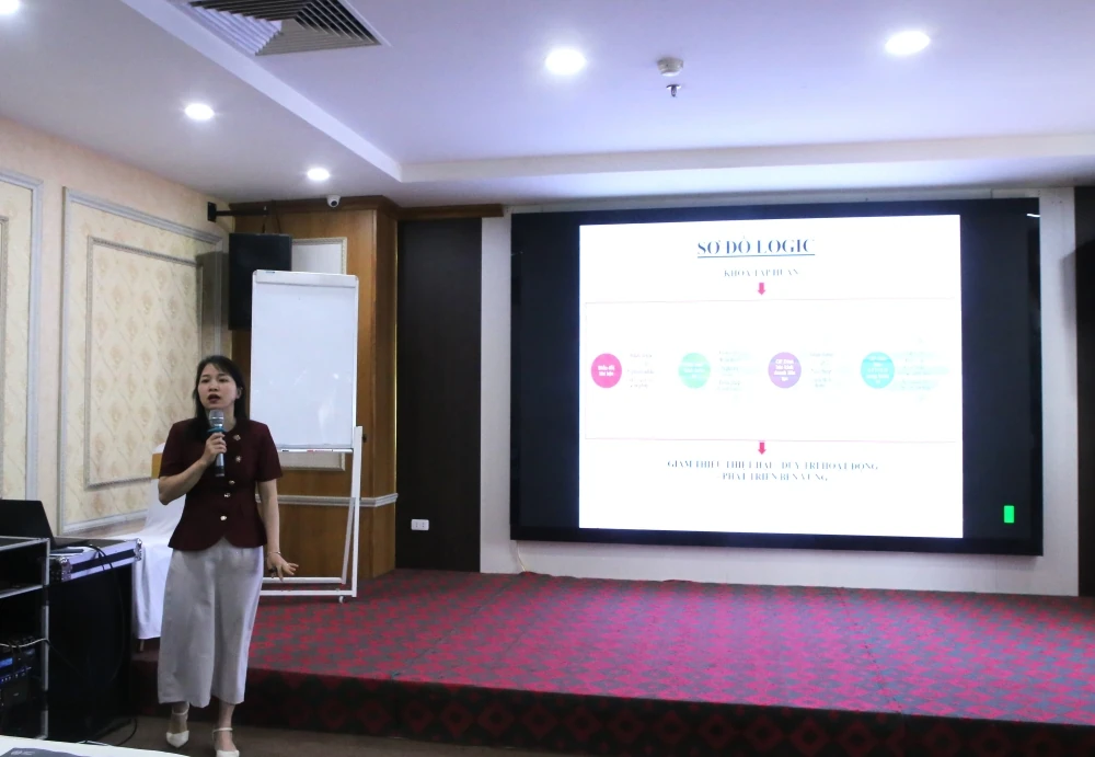 Tập huấn cho các Hợp tác xã vùng bị ảnh hưởng bởi bão lũ