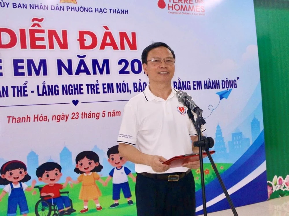 Chung tay xây dựng môi trường an toàn, yêu thương và không bạo lực với trẻ em