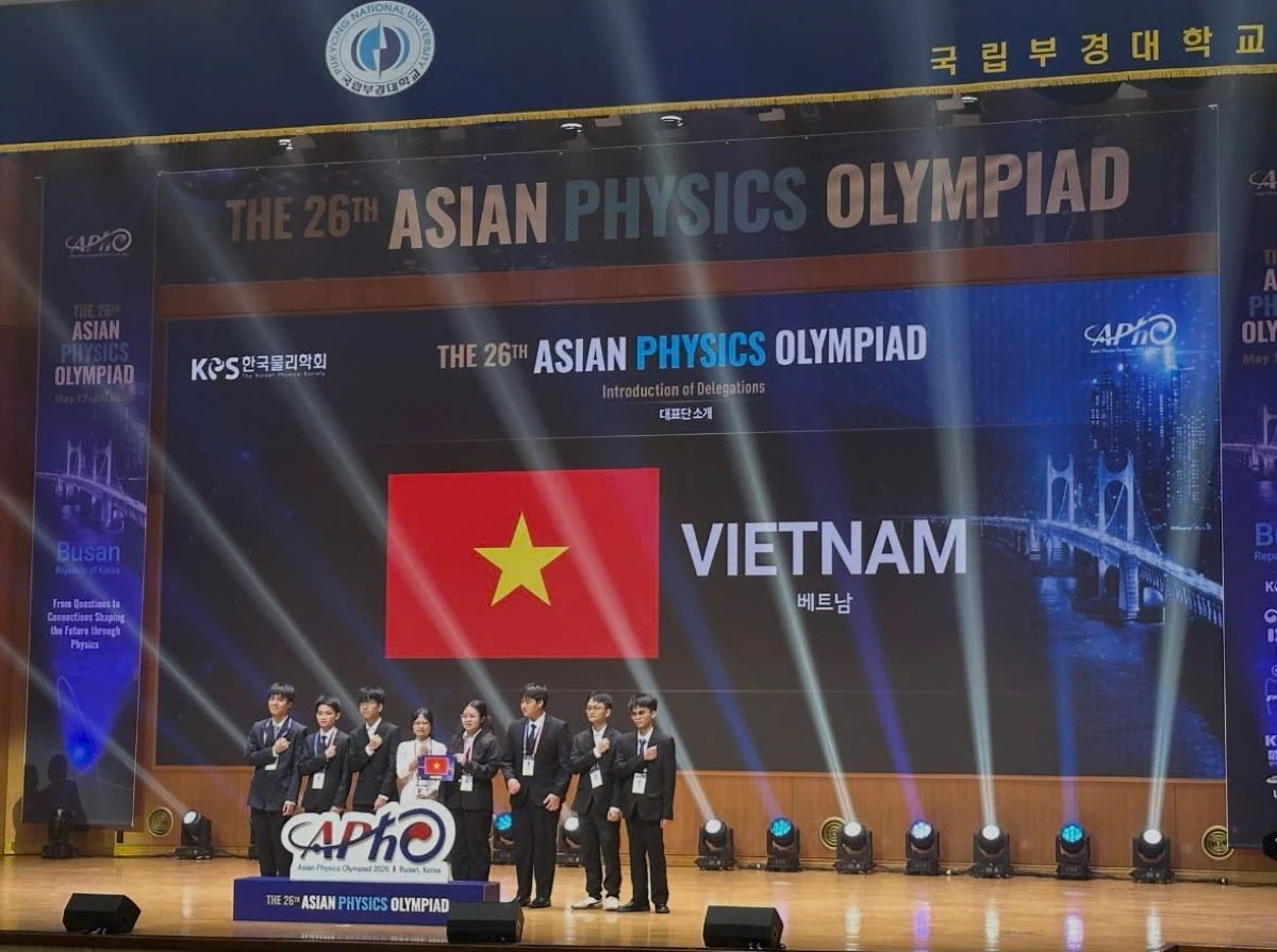 2 học sinh Thanh Hóa đoạt giải Olympic Vật lý châu Á năm 2026