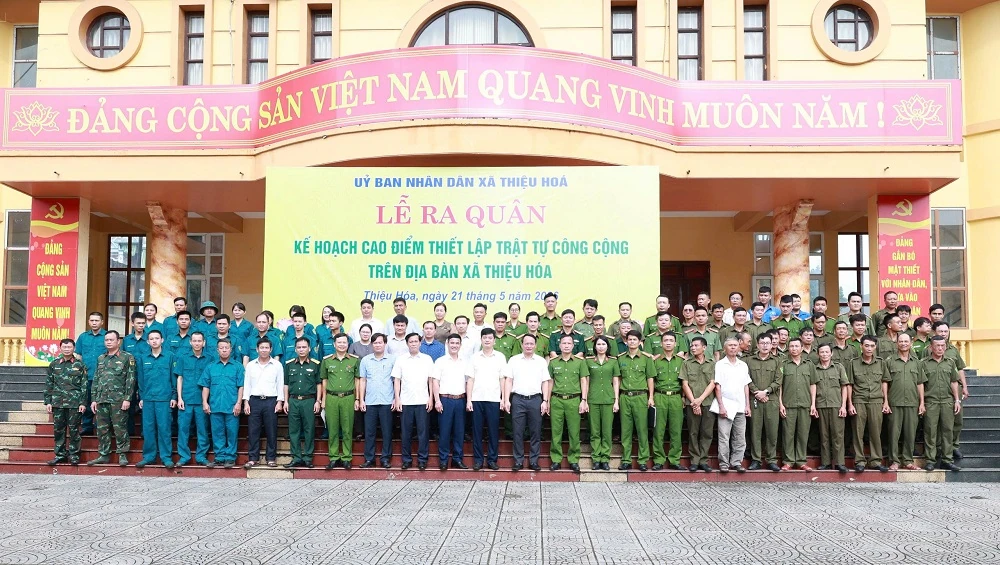 Thiệu Hóa ra quân cao điểm thiết lập trật tự công cộng, hành lang an toàn giao thông