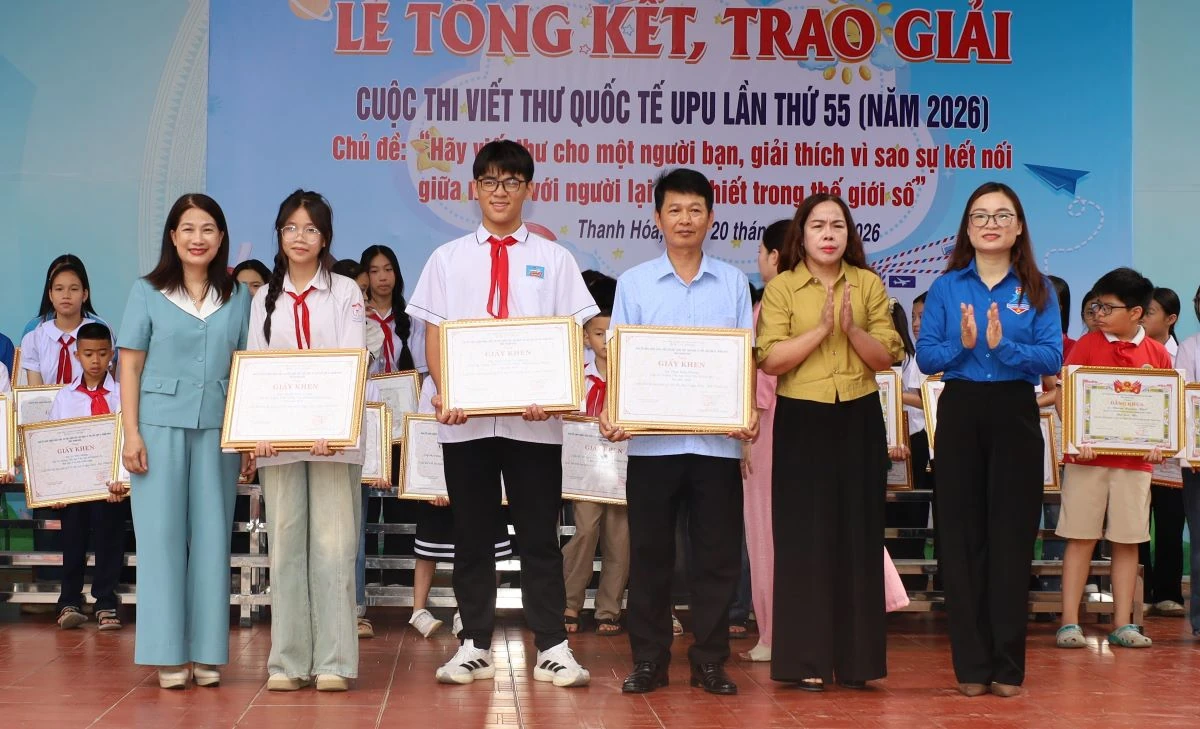 Tổng kết, trao giải Cuộc thi Viết thư Quốc tế UPU lần thứ 55