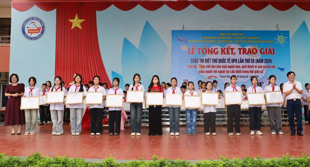 Tổng kết, trao giải Cuộc thi Viết thư Quốc tế UPU lần thứ 55