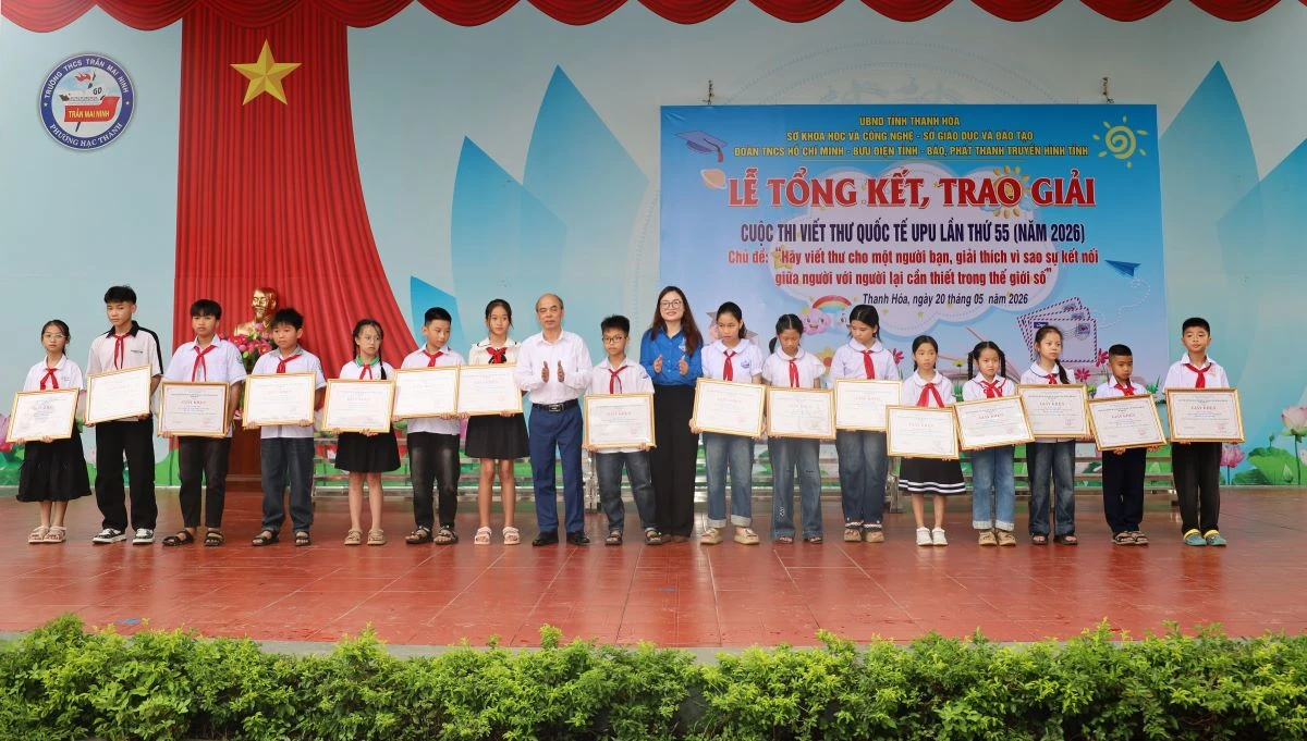 Tổng kết, trao giải Cuộc thi Viết thư Quốc tế UPU lần thứ 55