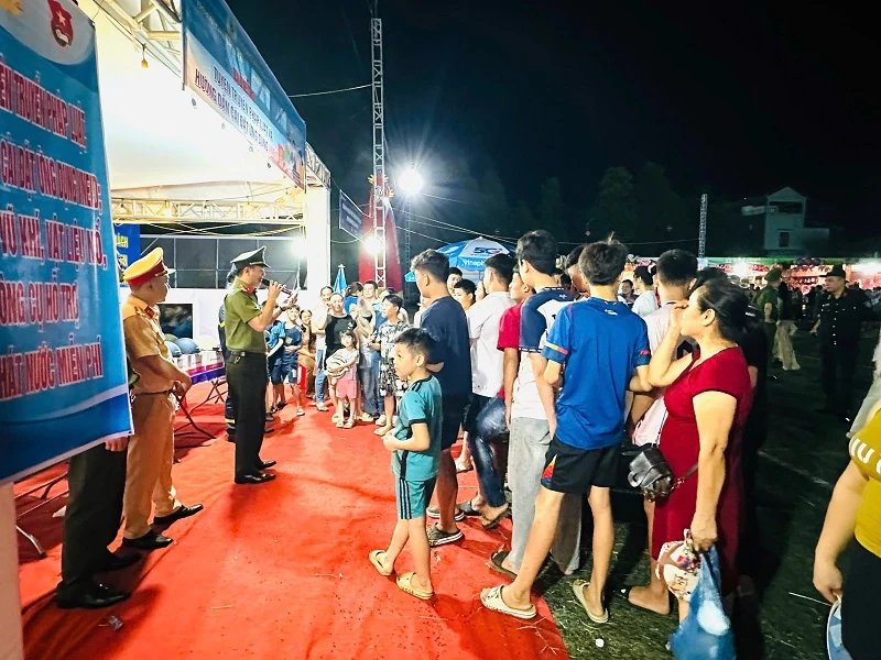 Ban Thanh niên Công an tỉnh tham gia các hoạt động tại Liên hoan văn hóa truyền thống các dân tộc thiểu số tỉnh Thanh Hóa năm 2026
