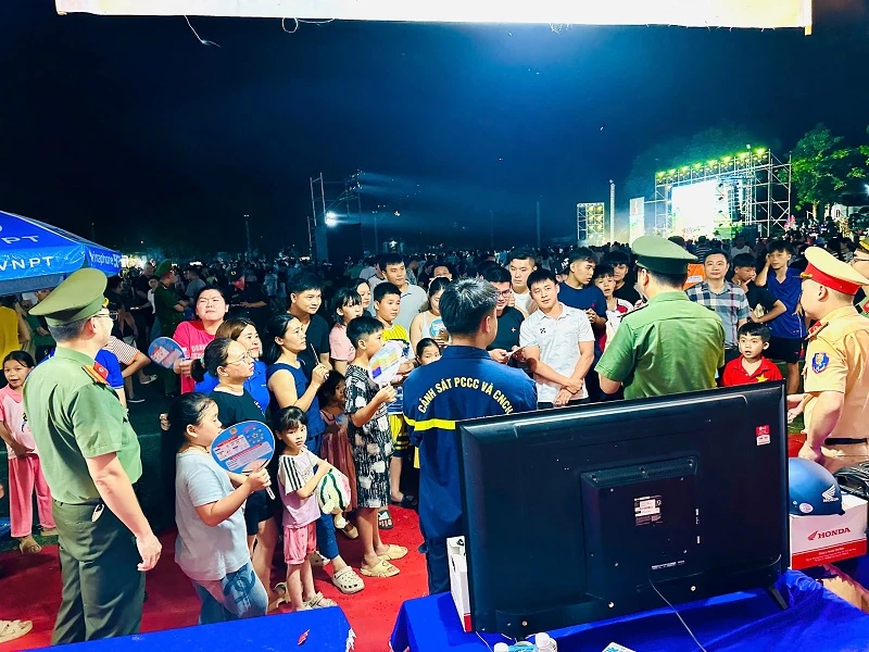 Ban Thanh niên Công an tỉnh tham gia các hoạt động tại Liên hoan văn hóa truyền thống các dân tộc thiểu số tỉnh Thanh Hóa năm 2026