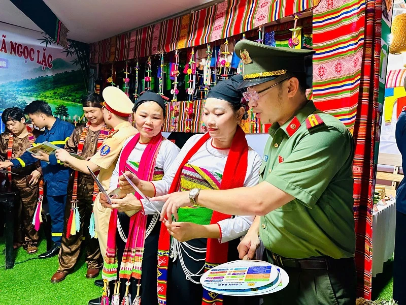 Ban Thanh niên Công an tỉnh tham gia các hoạt động tại Liên hoan văn hóa truyền thống các dân tộc thiểu số tỉnh Thanh Hóa năm 2026