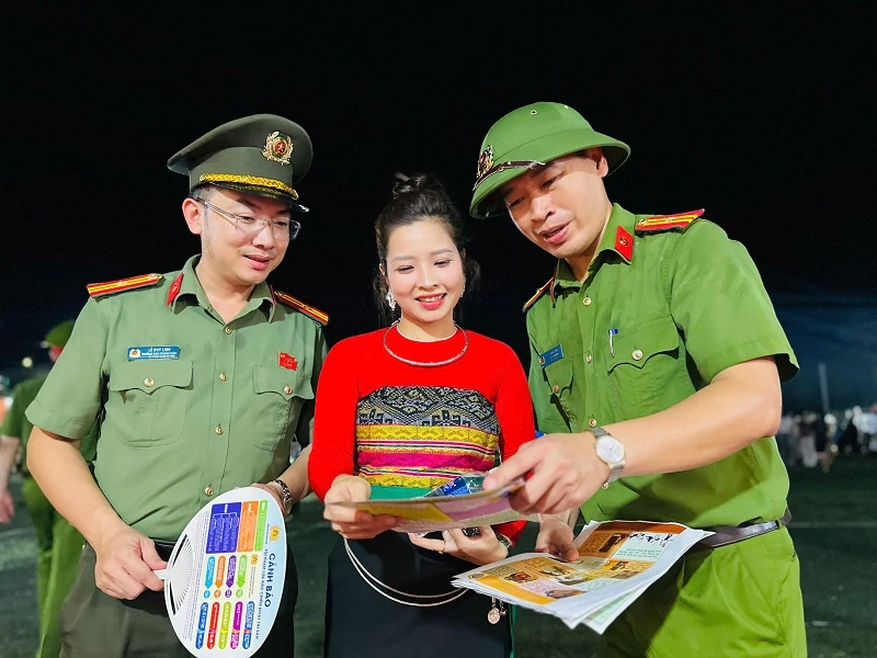 Ban Thanh niên Công an tỉnh tham gia các hoạt động tại Liên hoan văn hóa truyền thống các dân tộc thiểu số tỉnh Thanh Hóa năm 2026