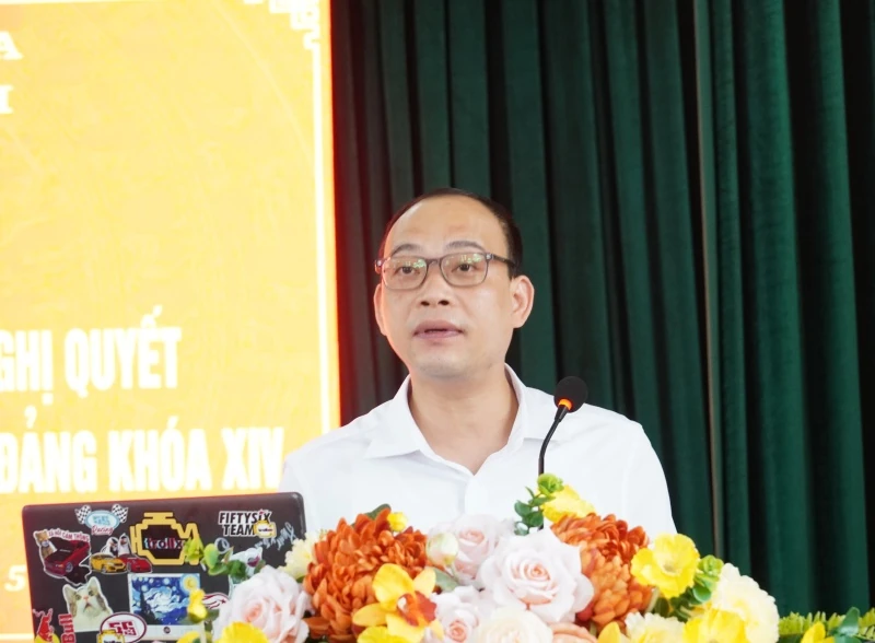 Xã Quảng Ninh quán triệt Nghị quyết Hội nghị Trung ương lần thứ 2 khóa XIV