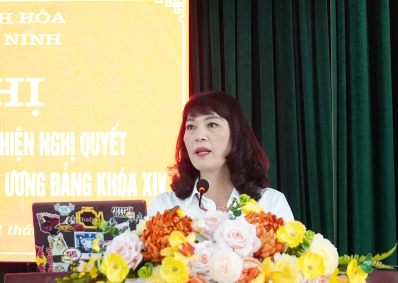Xã Quảng Ninh quán triệt Nghị quyết Hội nghị Trung ương lần thứ 2 khóa XIV