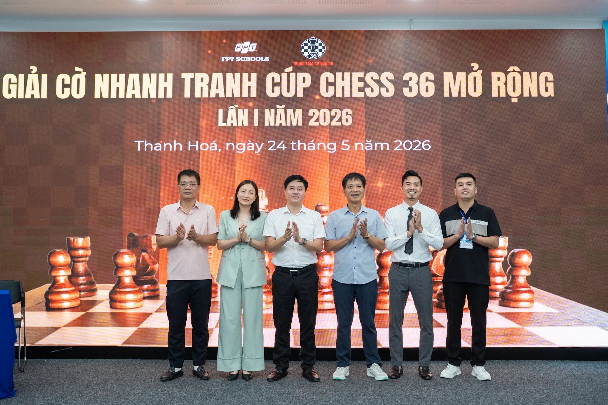 Ngày hội cờ vua trí tuệ tại Giải Chess 36 mở rộng 2026