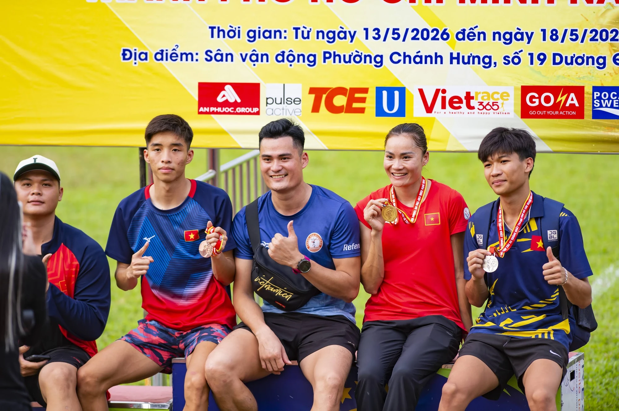 Quách Thị Lan giành HCV tại Giải điền kinh Cúp Tốc độ Thống Nhất TP Hồ Chí Minh 2026