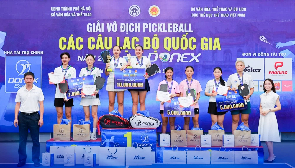 Pickleball Thanh Hóa giành HCV tại Giải vô địch các CLB quốc gia