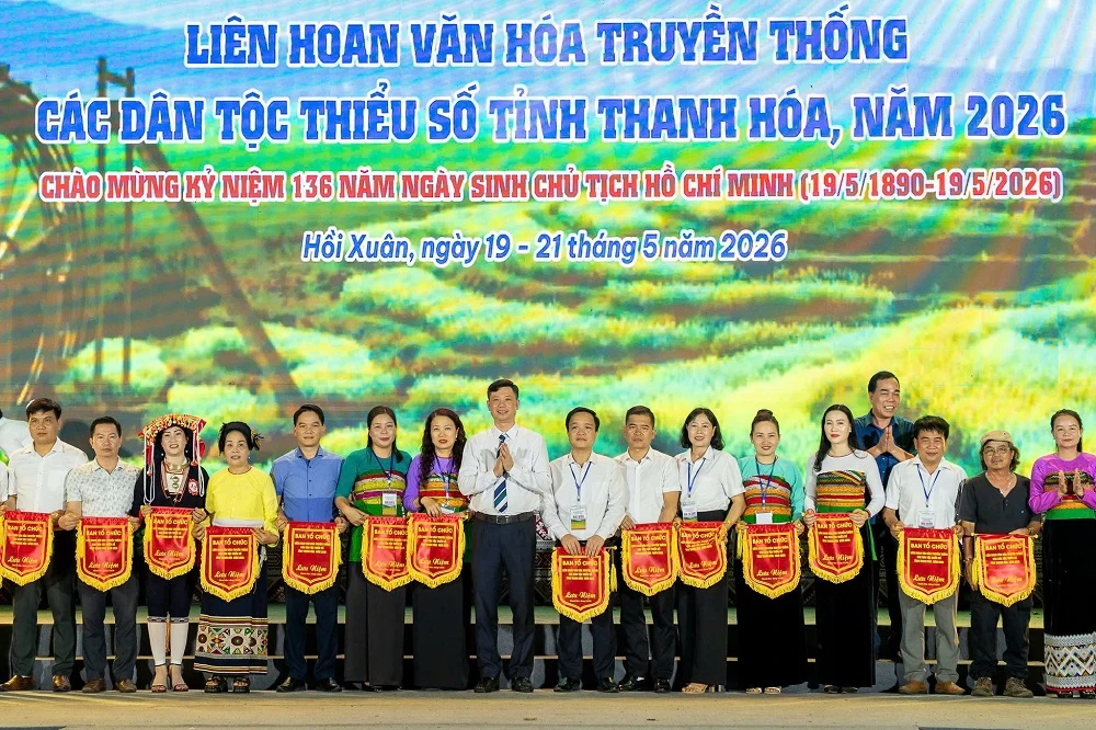 Rực rỡ đêm khai mạc Liên hoan Văn hóa truyền thống các dân tộc thiểu số tỉnh Thanh Hóa năm 2026
