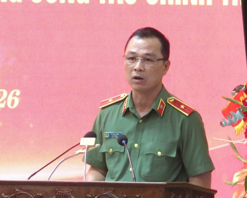 Gặp mặt kỷ niệm 50 năm Ngày thành lập Phòng Tổ chức cán bộ và phòng Công tác chính trị Công an tỉnh