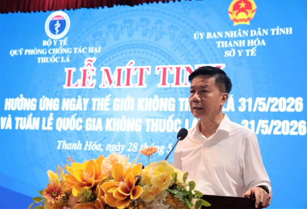Mít tinh hưởng ứng Ngày Thế giới không thuốc lá và Tuần lễ Quốc gia không thuốc lá năm 2026