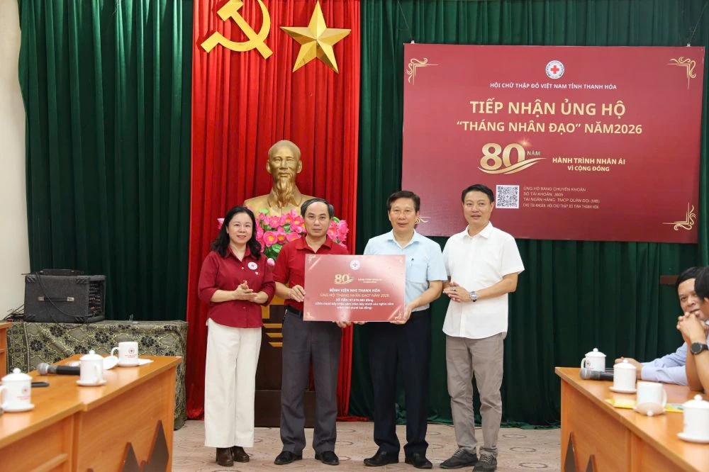 Các cơ quan, đơn vị ủng hộ hơn 718 triệu đồng trong Tháng Nhân đạo