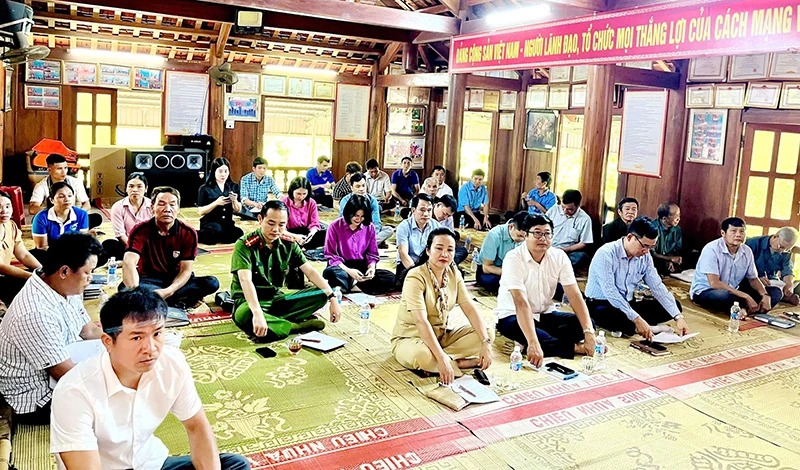 Khẳng định vai trò, trách nhiệm của chi ủy ở Chi bộ bản Ngàm