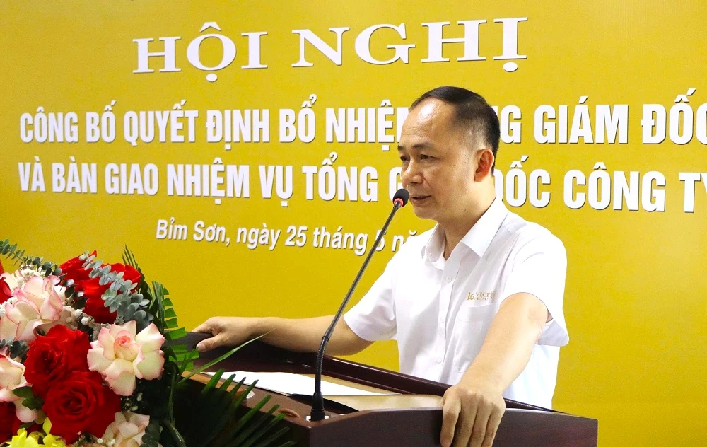 Công ty Cổ phần Xi măng VICEM Bỉm Sơn có Tổng Giám đốc mới