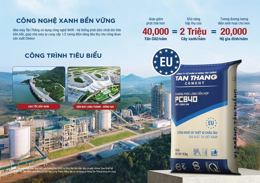 Xi măng Tân Thắng: Công nghệ tạo nên tiêu chuẩn cho các công trình trọng điểm
