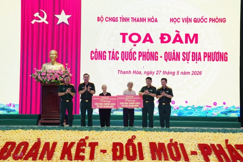 Tọa đàm công tác quốc phòng - quân sự địa phương