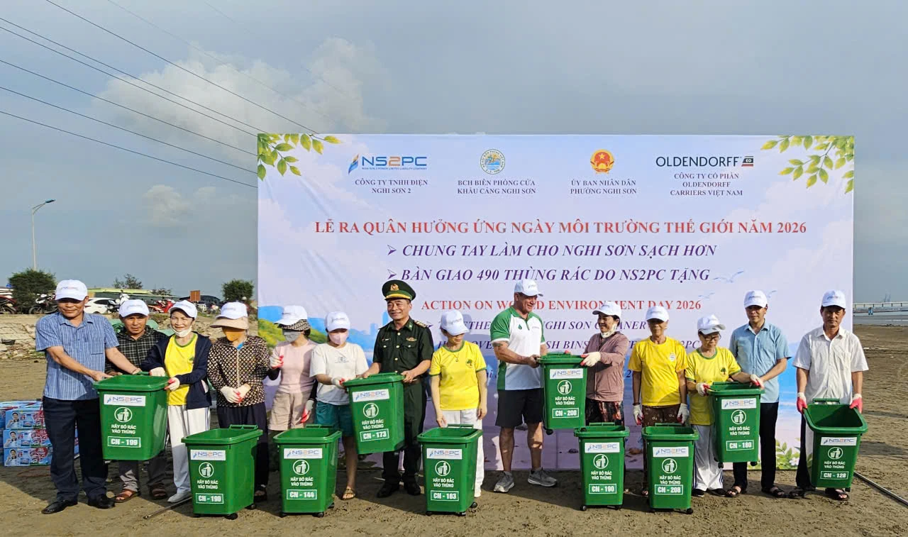 Công ty TNHH Nhiệt điện Nghi Sơn 2 hưởng ứng Ngày môi trường thế giới