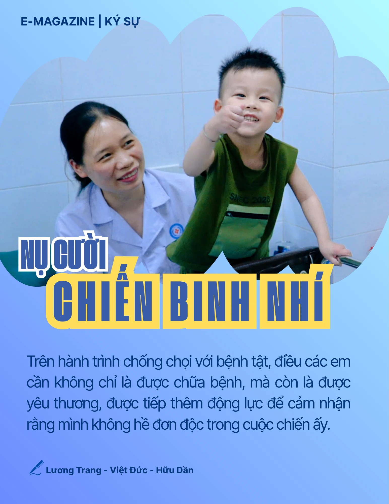 [E-Magazine] Nụ cười chiến binh nhí