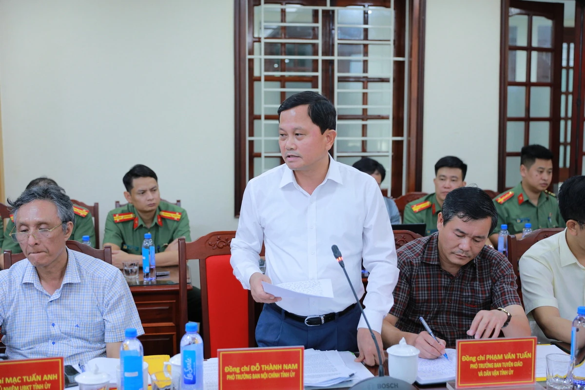 Bí thư Tỉnh ủy Lê Đức Thái: Công an tỉnh Thanh Hóa giữ vững ổn định chính trị, tạo môi trường thuận lợi cho phát triển